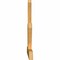 Ekena Millwork Saratoga Rough Sawn Timber Gable Bracket, Western Red Cedar, 84"W x 31"H x 2"D x 4"F, 9/12 Pitch GBW084X31X0204SAR00RWR - alternate 3